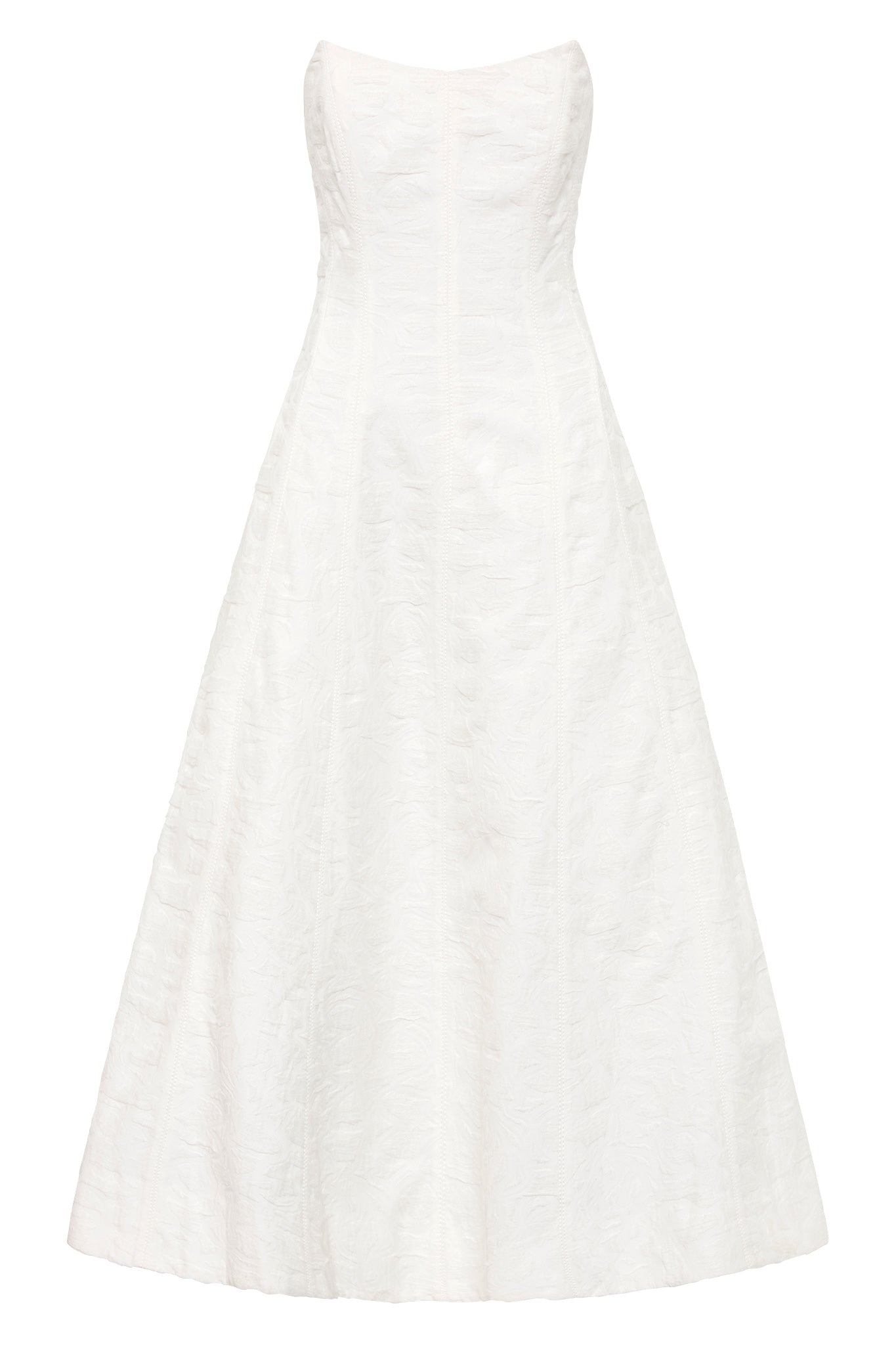Aje Vibration Jacquard Midi Dress