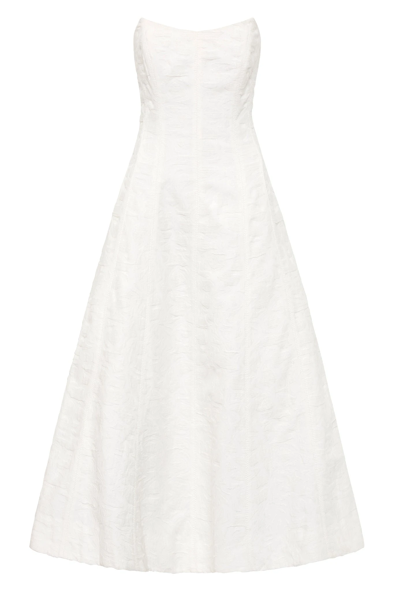 Aje-Vibration-Jacquard-Midi-Dress Aje Ivory dress