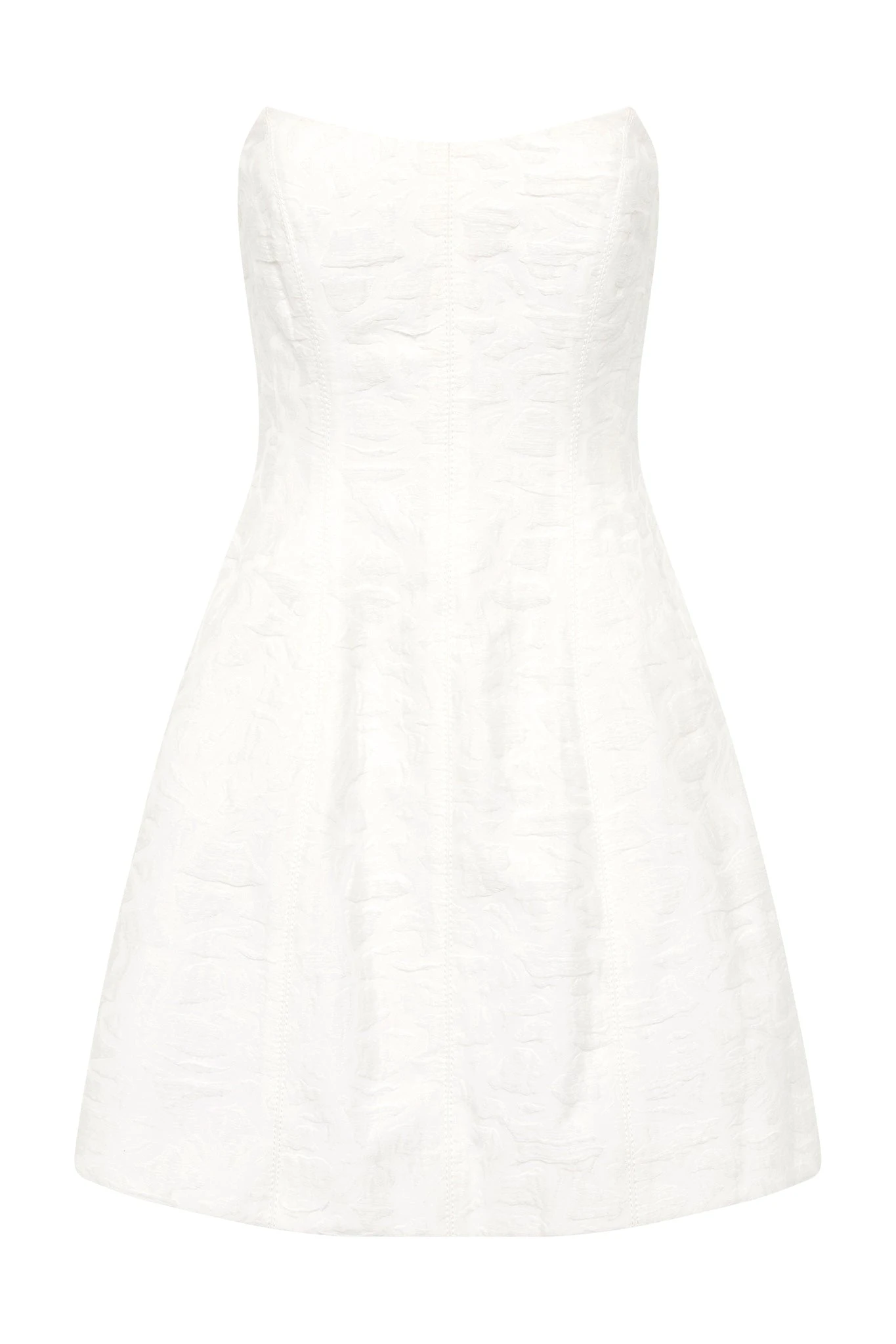 Aje-Vibration-Jacquard-Mini-Dress Aje Ivory dress