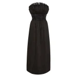 Aje-Whisper-Knot-Waist-Midi-Dress Aje Black dress