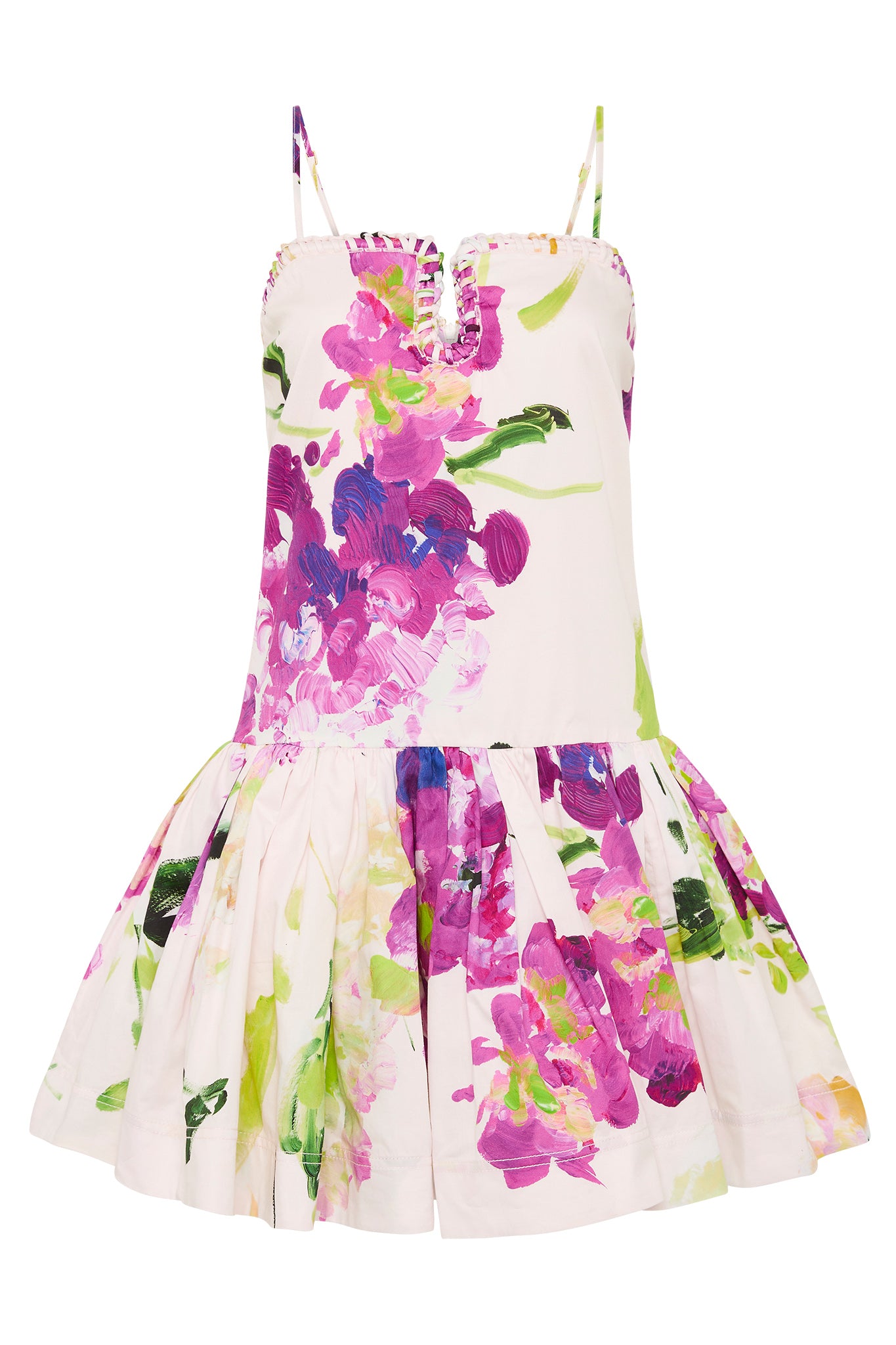 Aje Willow Sweetheart Mini Dress
