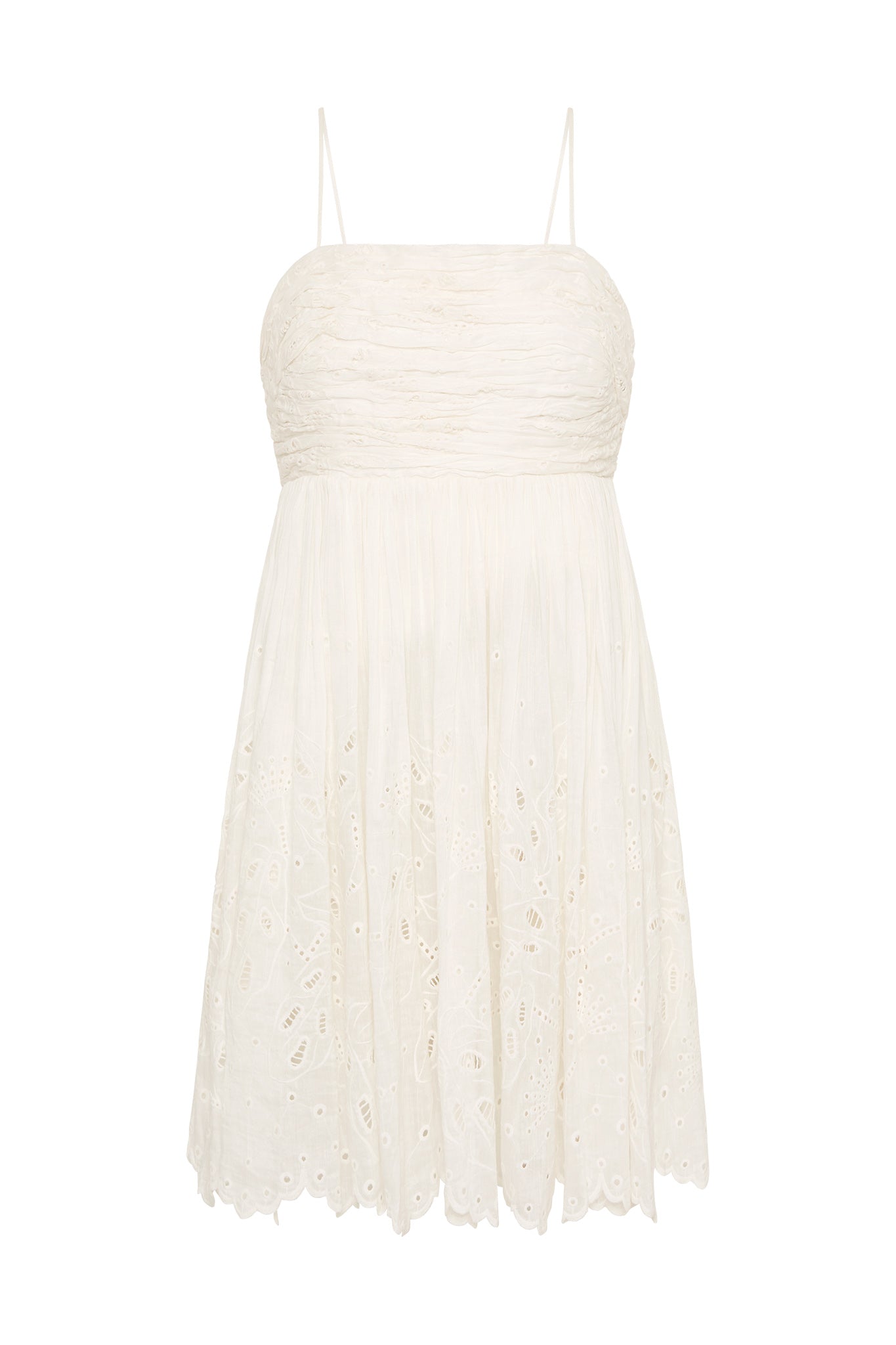 Aje Zora Broiderie Mini Dress