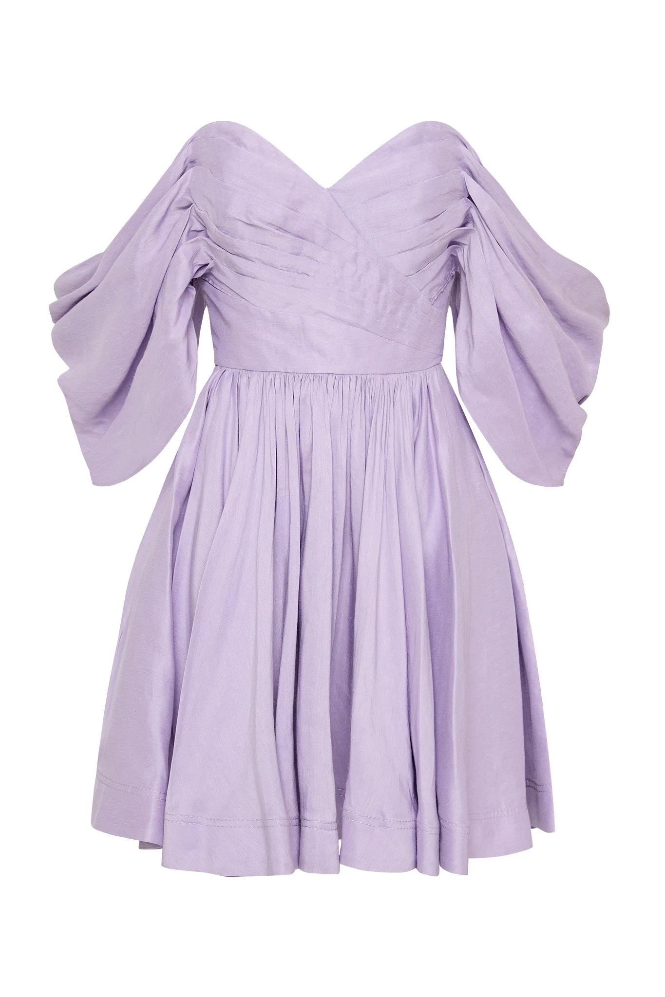 Aje-Zorina-Sweetheart-Mini-Dress Aje Purple dress