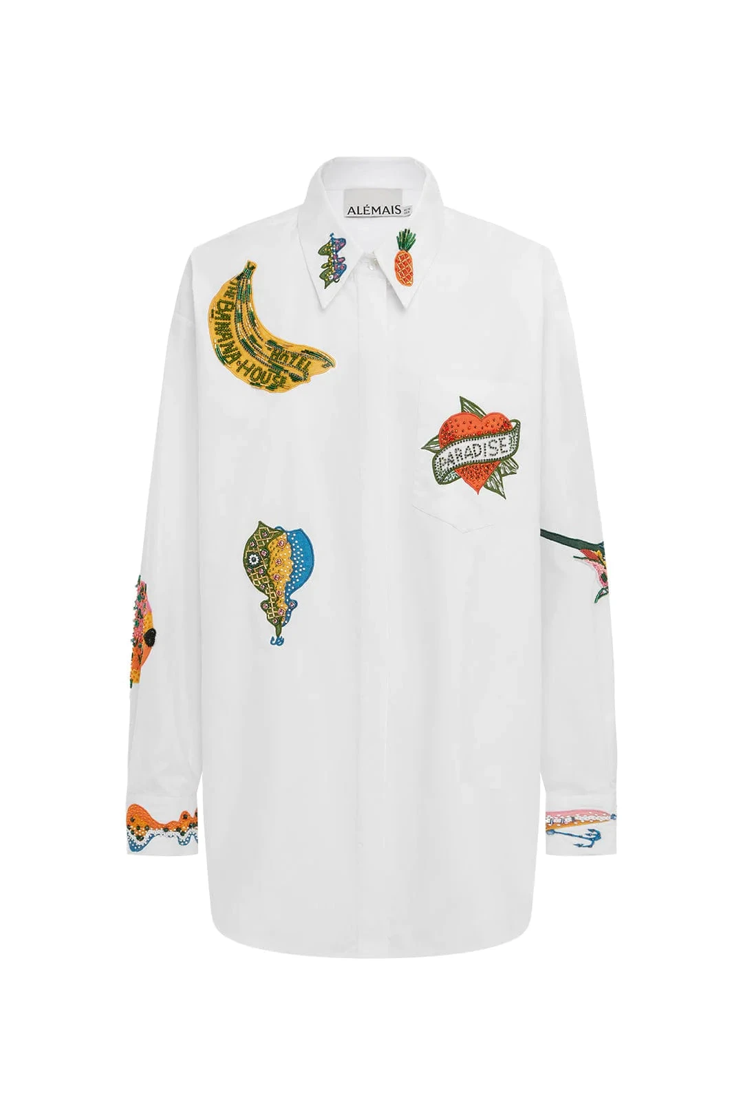 Alemais Clam Embroidered Shirt Alemais Clam Embroidered Shirt