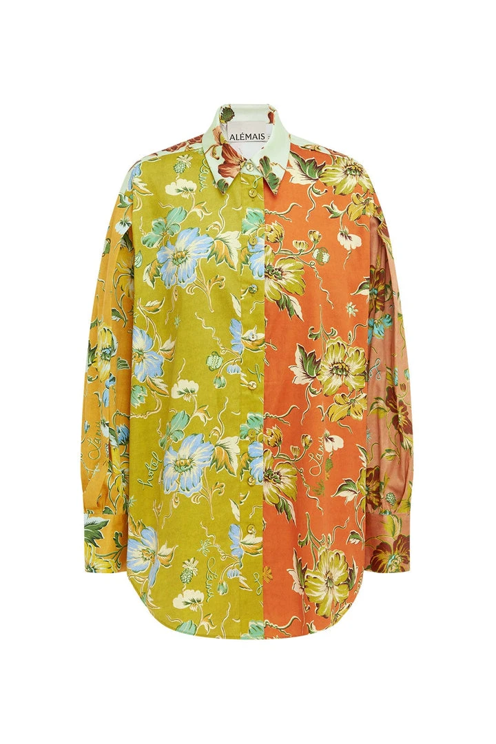 Alemais Hotel Lamu Spliced Shirt Alemais Hotel Lamu Spliced Shirt