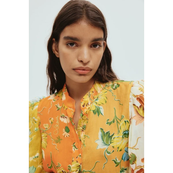 Alemais Hotel Lamu Spliced Shirtdress