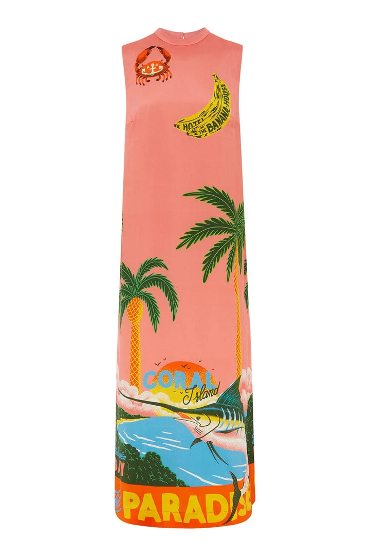 Alemais Paradiso Silk Midi Dress Alemais Paradiso Silk Midi Dress