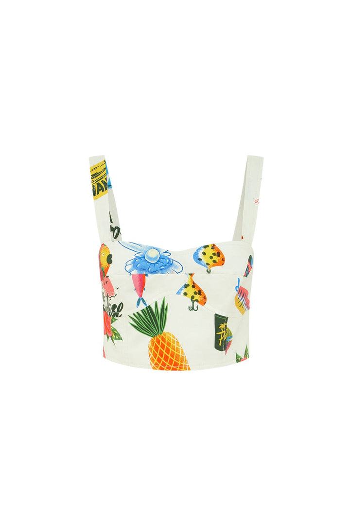 Alemais Samaki Crop Top