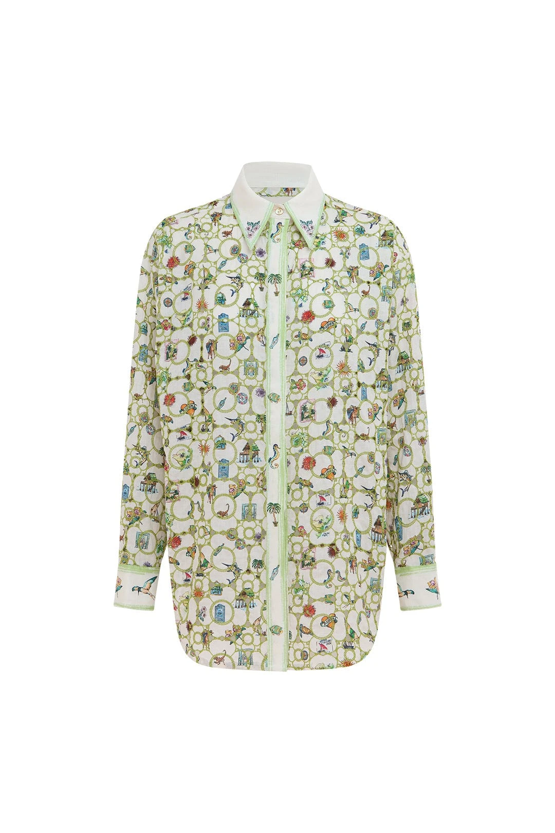 Alemais Sunset Broderie Shirt Alemais Sunset Broderie Shirt