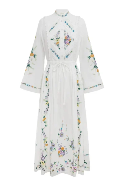 Alemais Willa Embroidered Shirtdress