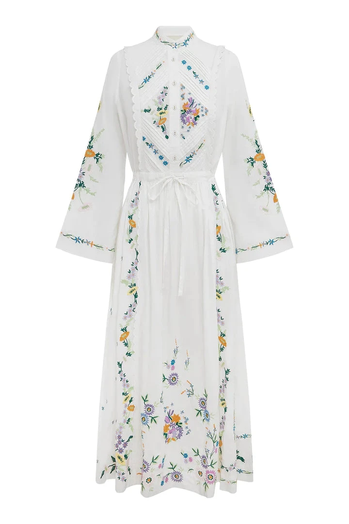 Alemais Willa Embroidered Shirtdress Alemais Willa Embroidered Shirtdress