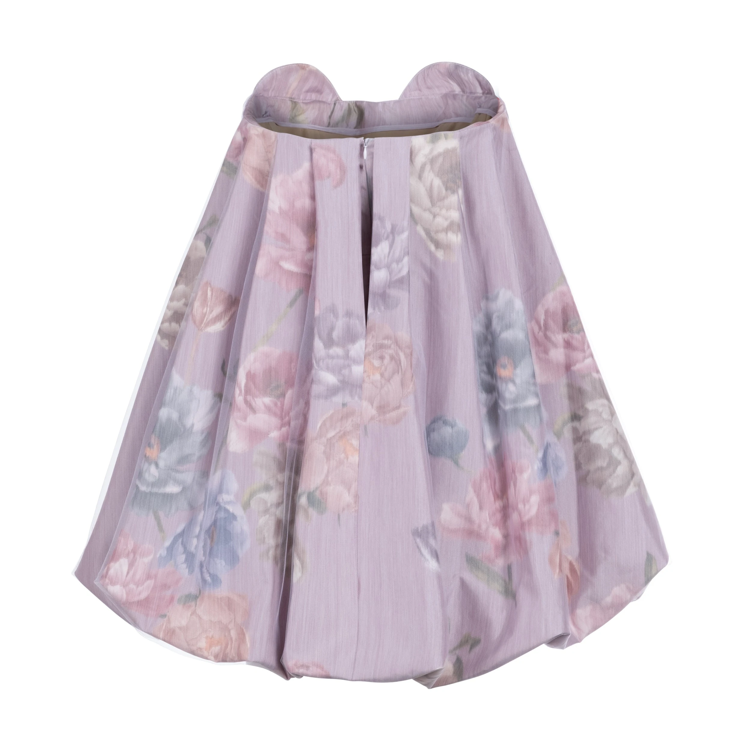 Alexandra-Pijut-Cloud-Dress-In-Lilac-Floral-Taffeta Alexandra Pijut Cloud Dress In Lilac Floral Taffeta