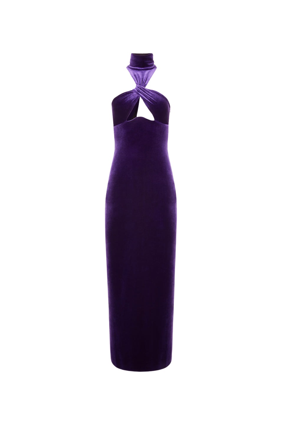 Galvan London Cleveland Velvet Dress – Purple