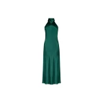 Galvan London Cropped Sienna Dress Pine68137 nobg