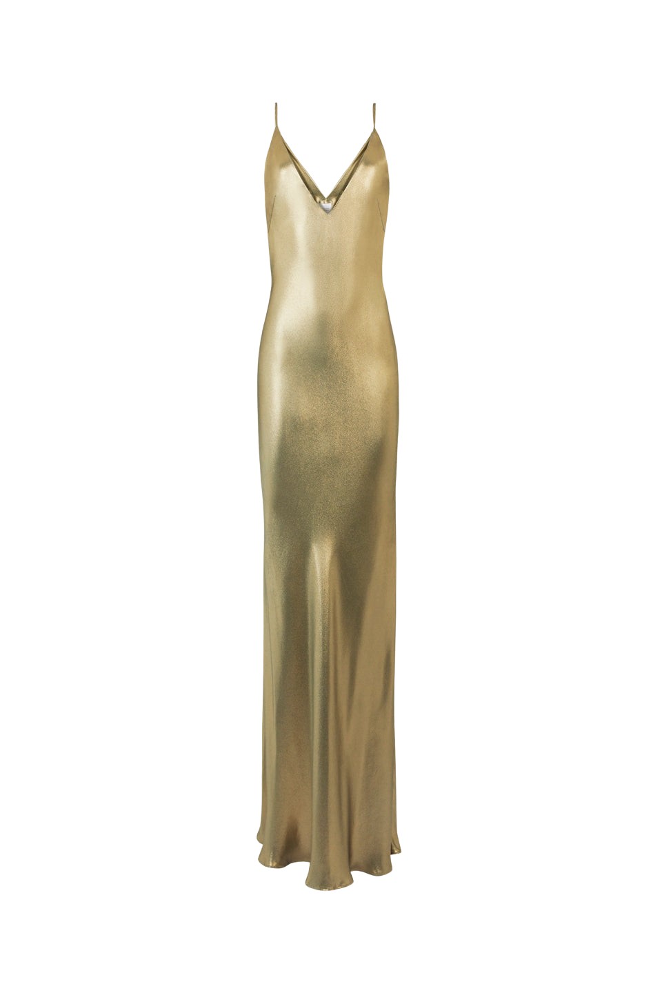 Galvan London Galvanized Slip Dress – Gold