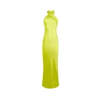 Galvan London Pandora Dress Lime Yellow50321 nobg Galvan London Pandora Dress Lime Yellow50321 nobg