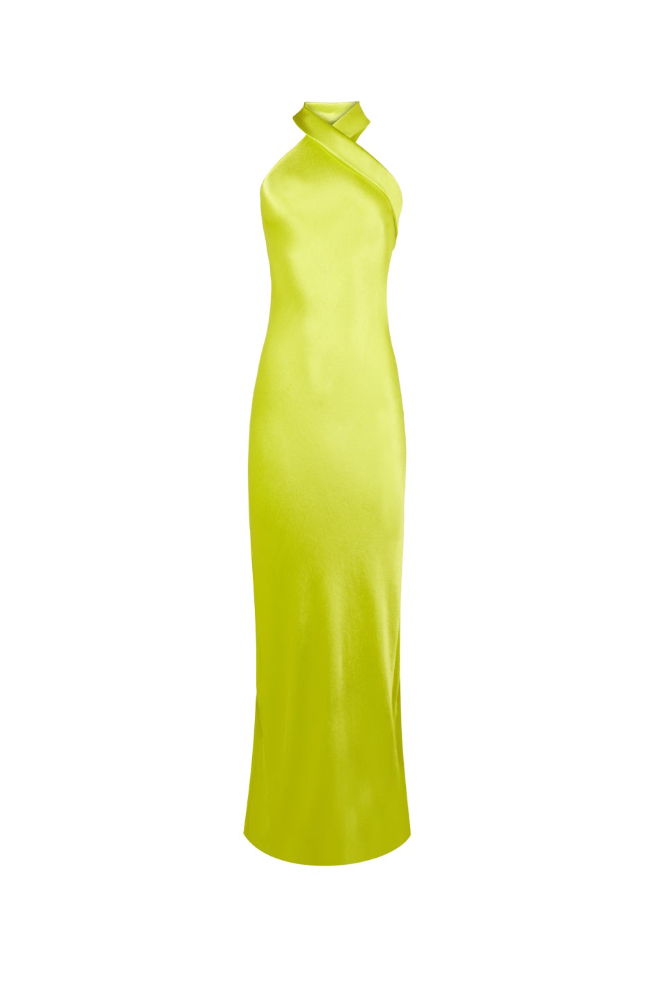 Galvan London Pandora Dress – Lime Yellow
