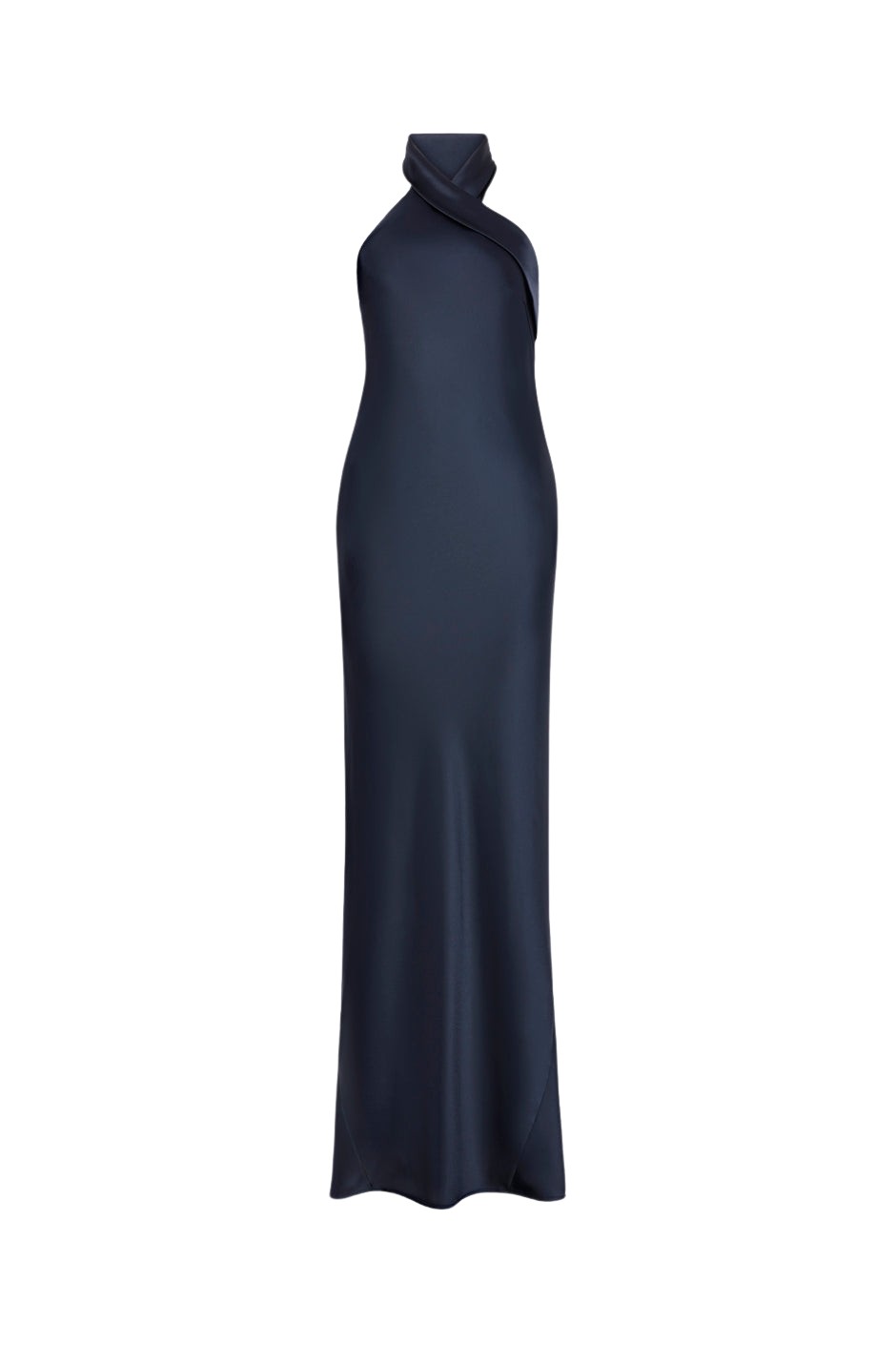 Galvan London Satin Pandora Dress – Midnight