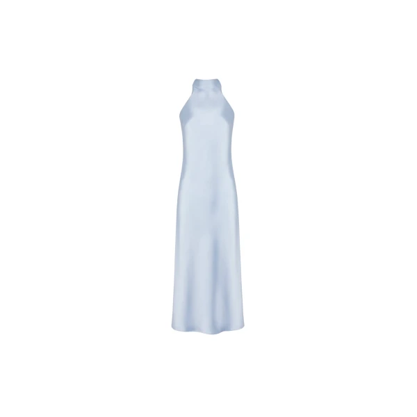 Galvan London Scallop Sienna Dress Ice Blue86454 nobg
