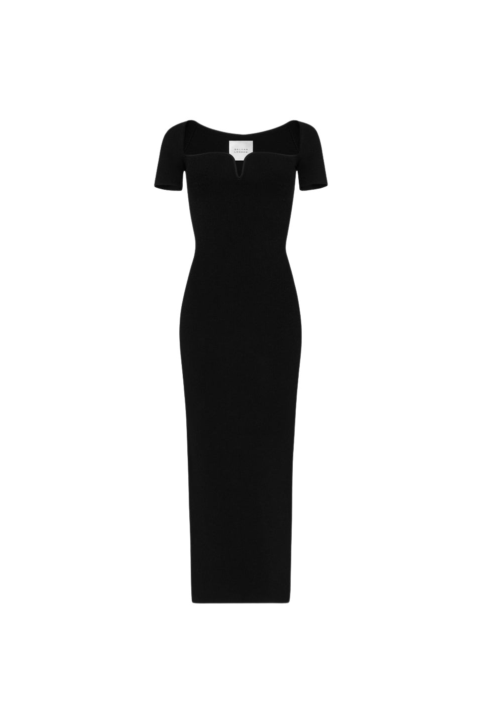 Galvan London Short Sleeve Gaia Dress – Black