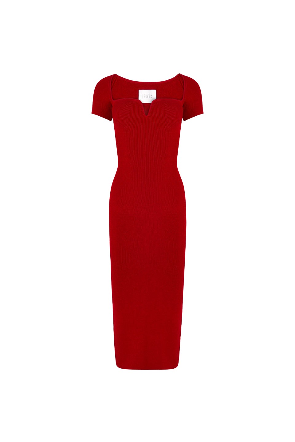 Galvan London Short Sleeve Gaia Dress – Rouge Piaf