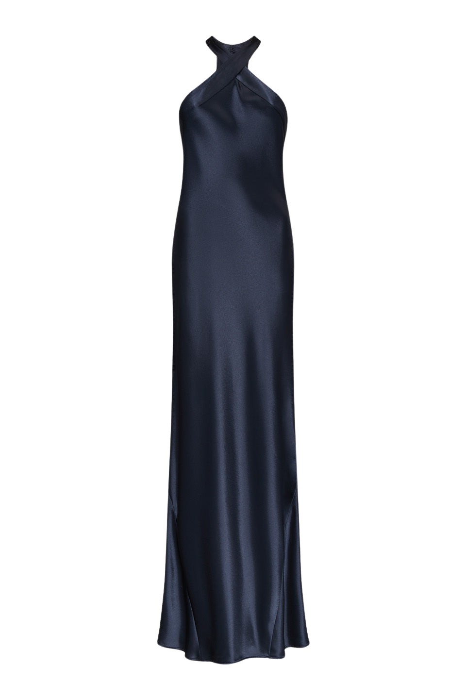 Galvan London Silk Eve Dress – Midnight