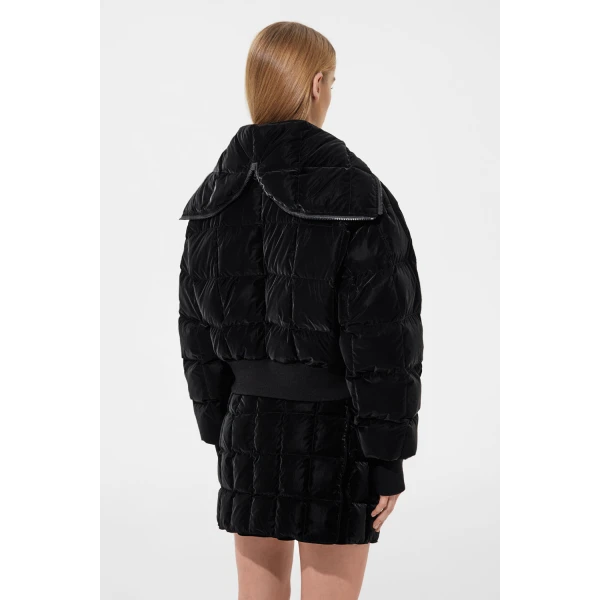 Ienki Ienki Bomber Jacket Powder Black, view 5