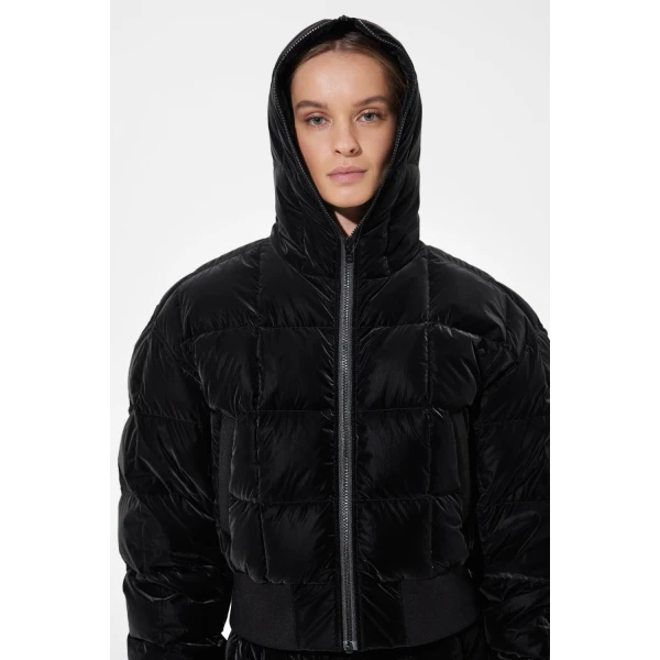 Ienki Ienki Bomber Jacket Powder Black, view 7