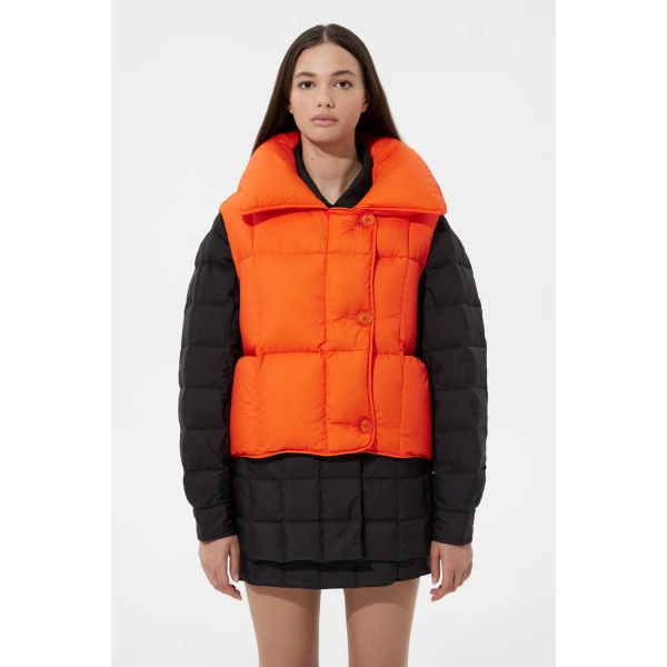 Ienki Ienki Cozy Vest Micro Brick Orange, view 3