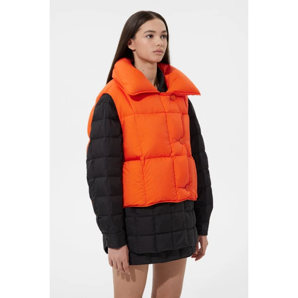 Ienki Ienki Cozy Vest Micro Brick Orange, view 4