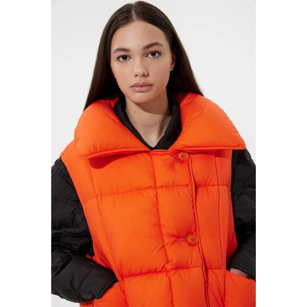 Ienki Ienki Cozy Vest Micro Brick Orange, view 6