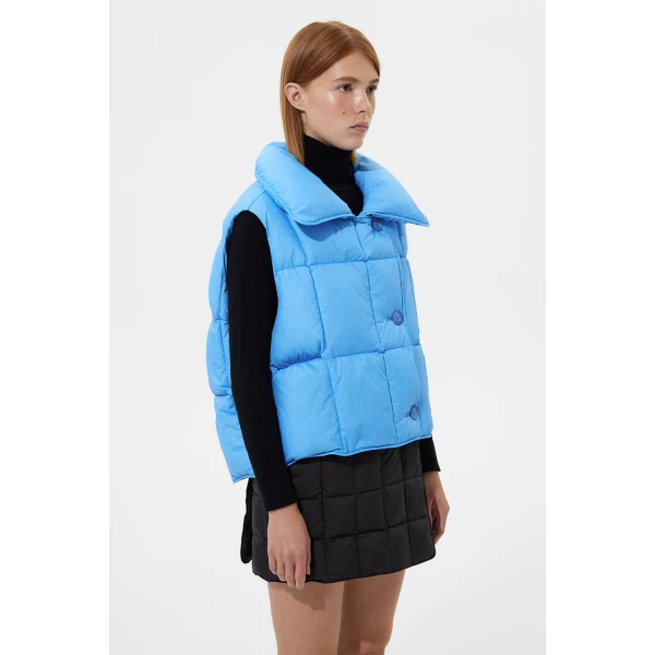Ienki Ienki Cozy Vest Micro Bright Blue, view 4