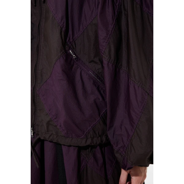 Ienki Ienki Diamond Balloon Jacket Micro Pomegranate + Micro Brown, view 7
