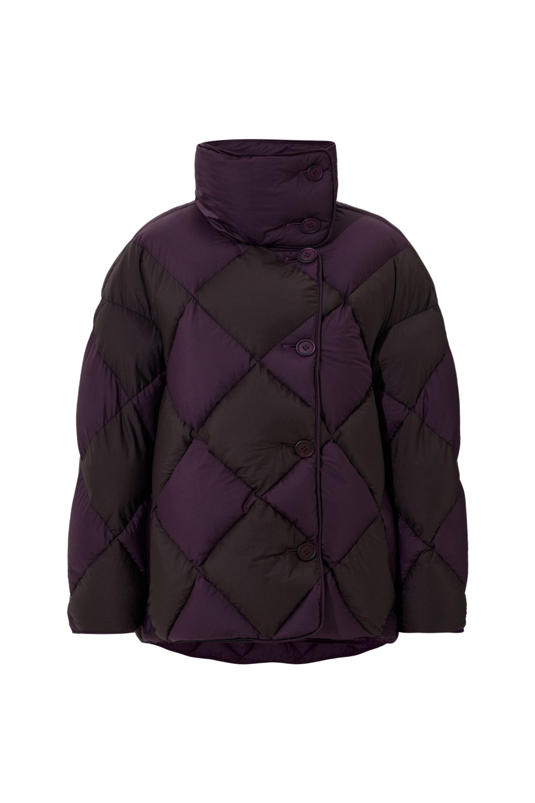 Ienki Ienki Diamond Cozy Queen Jacket Micro Pomegranate Micro Brown scaled53711 nobg