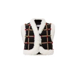 Ienki Ienki Folk Cropped Keptar Vest Suede Black scaled96484 nobg