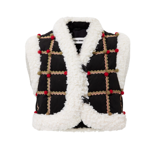 Ienki Ienki Folk Cropped Keptar Vest Suede Black scaled96484 nobg