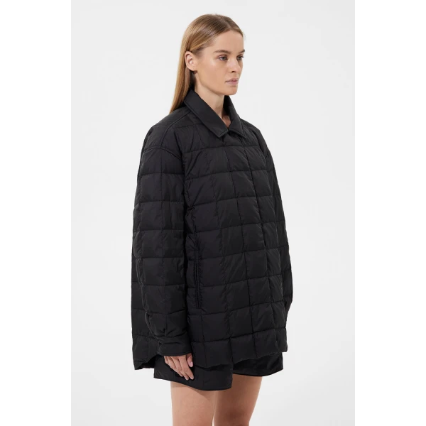 Ienki Ienki Kalik Down Shirt Micro Black, view 4