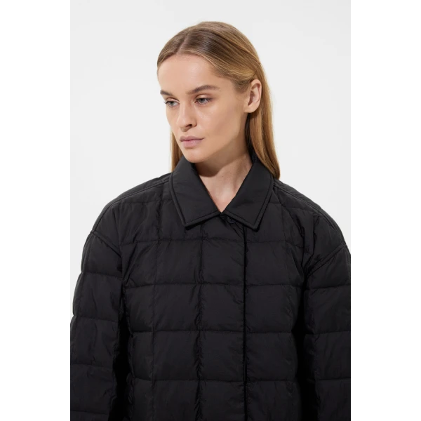 Ienki Ienki Kalik Down Shirt Micro Black, view 6