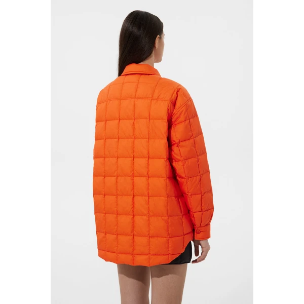 Ienki Ienki Kalik Down Shirt Micro Brick Orange, view 5