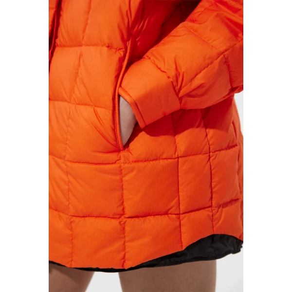 Ienki Ienki Kalik Down Shirt Micro Brick Orange, view 7