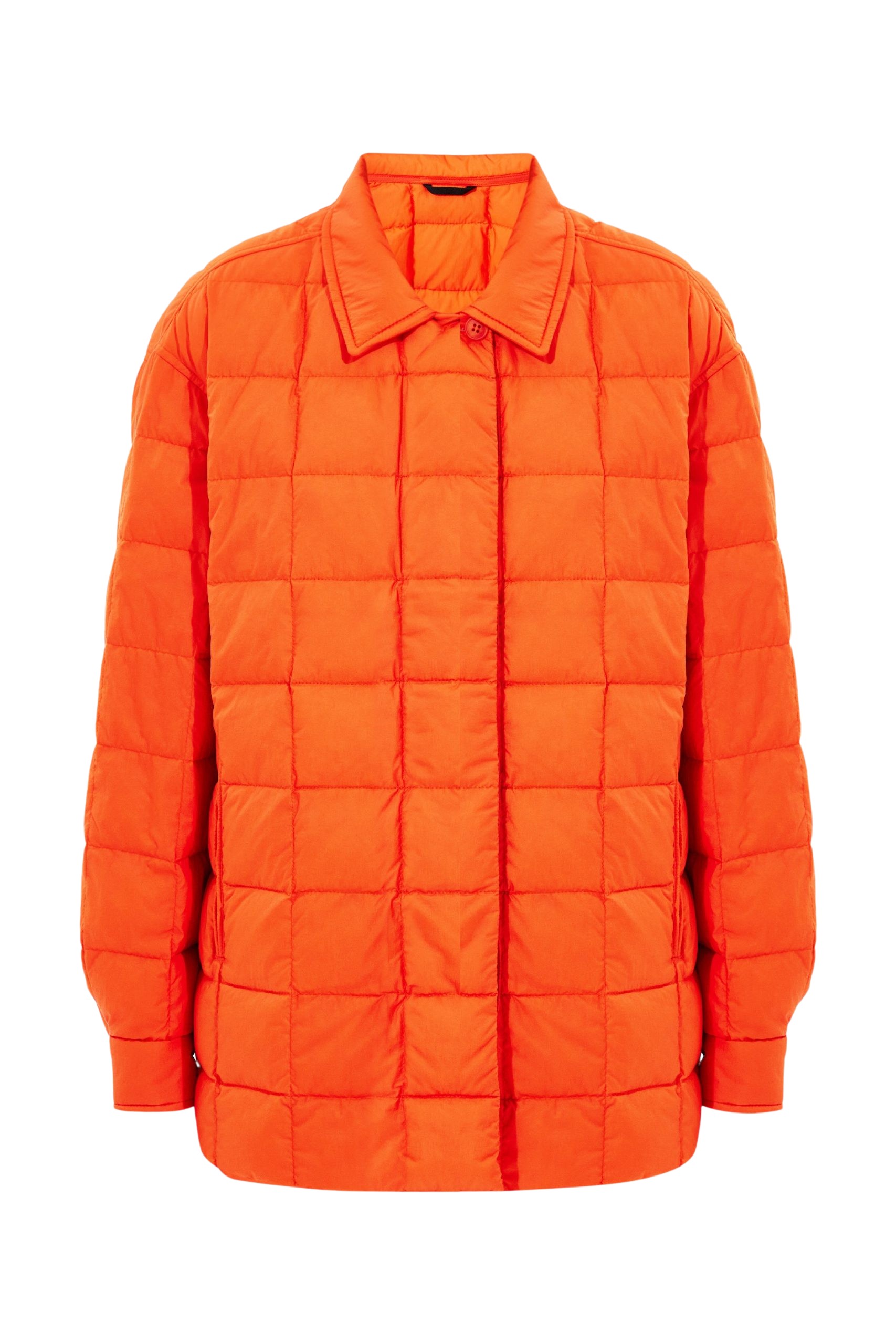 Ienki Ienki Kalik Down Shirt Micro Brick Orange scaled91176 nobg