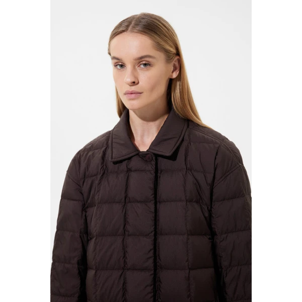 Ienki Ienki Kalik Down Shirt Micro Brown, view 6