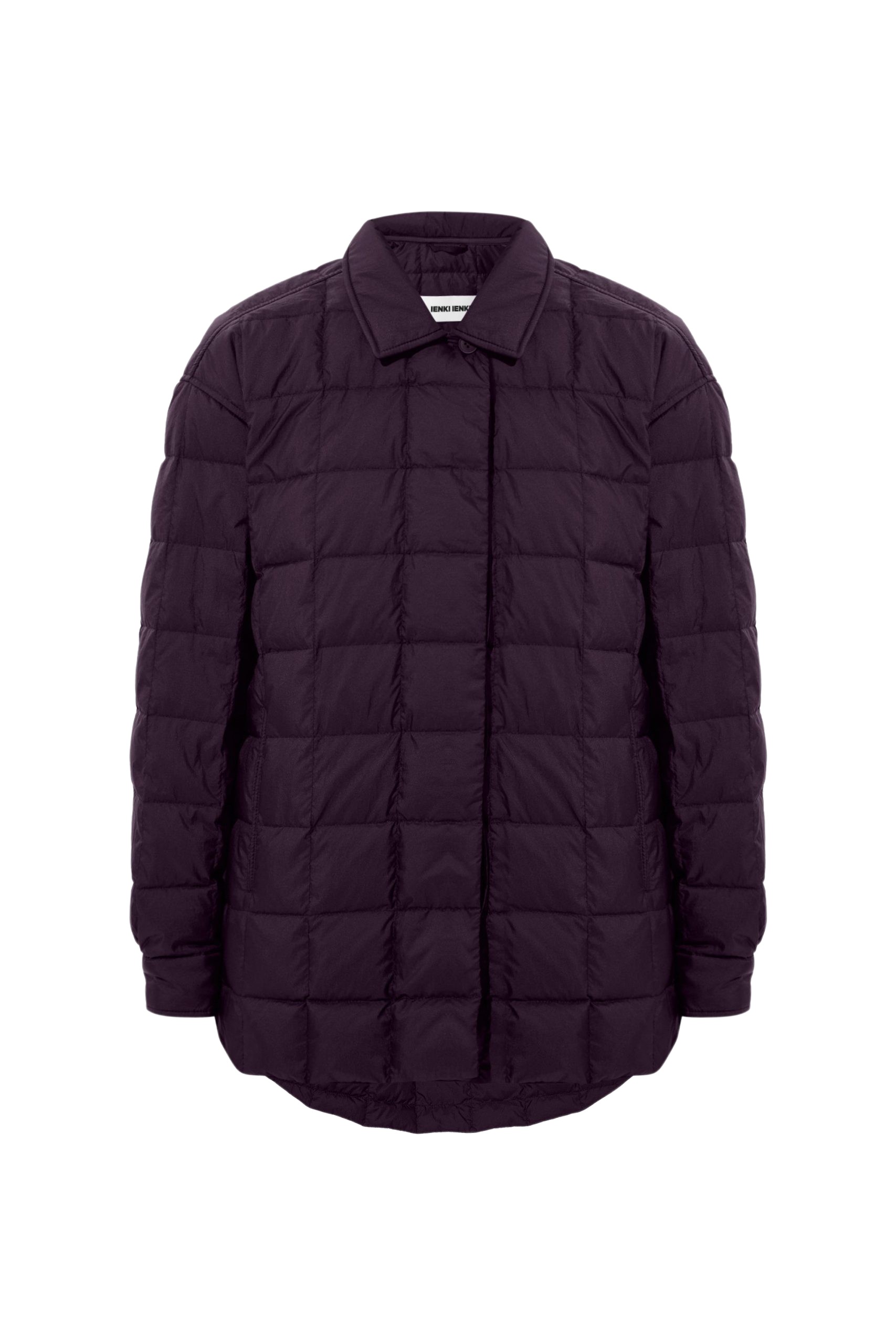 Ienki Ienki Kalik Down Shirt Micro Pomegranate scaled64899 nobg