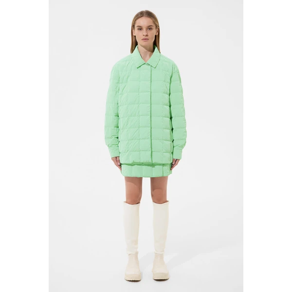 Ienki Ienki Kalik Down Shirt Powder Mint, view 2