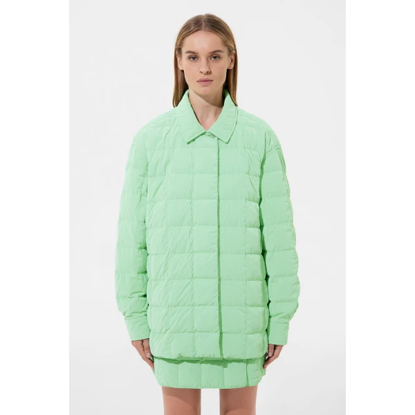 Ienki Ienki Kalik Down Shirt Powder Mint, view 3