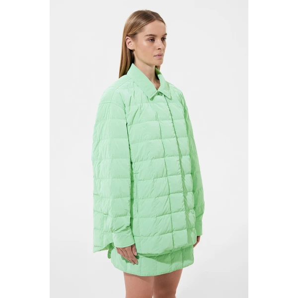 Ienki Ienki Kalik Down Shirt Powder Mint, view 4