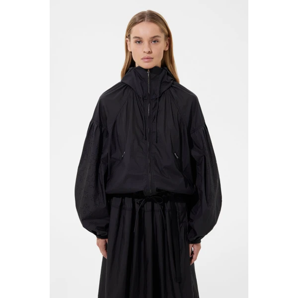 Ienki Ienki Perforated Jacket Micro Black, view 3