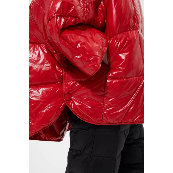 Ienki Ienki Poncho Silky Red Jacket, view 7