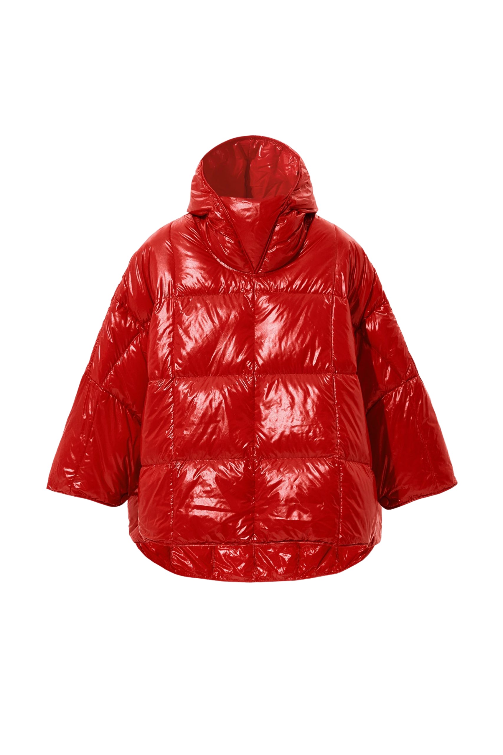 Ienki Ienki Poncho Silky Red scaled30856 nobg