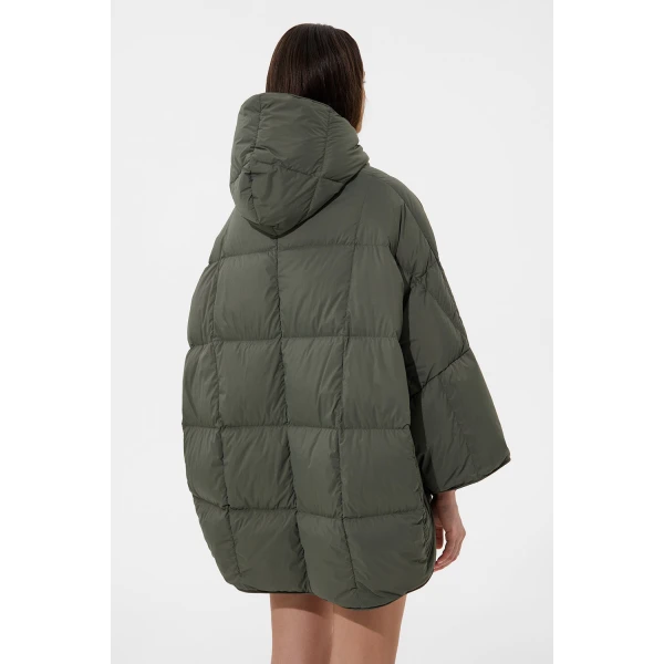 Ienki Ienki Poncho Soft Khaki Jacket, view 5